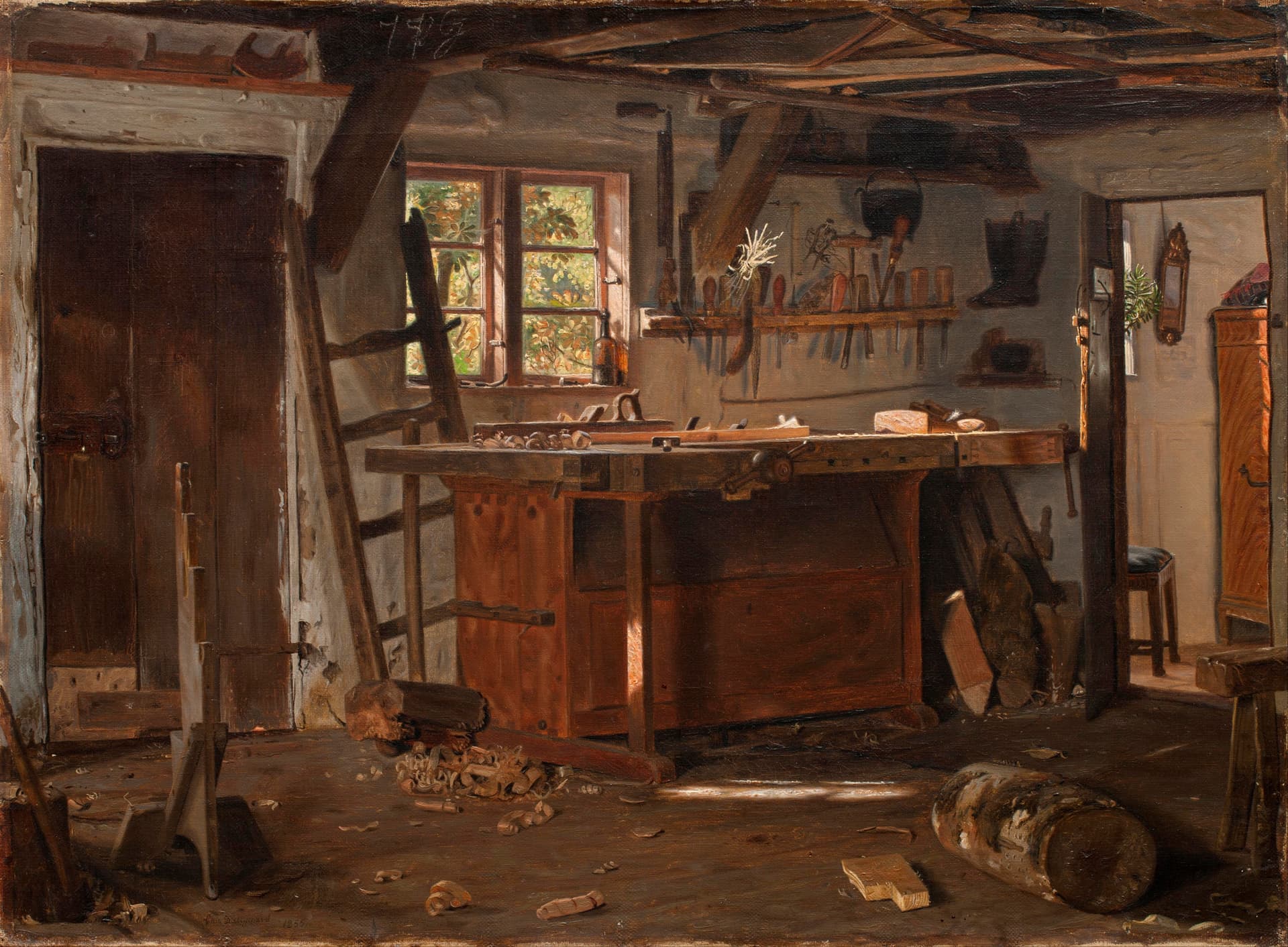 Christen Dalsgaard, A Carpenter's Workshop
