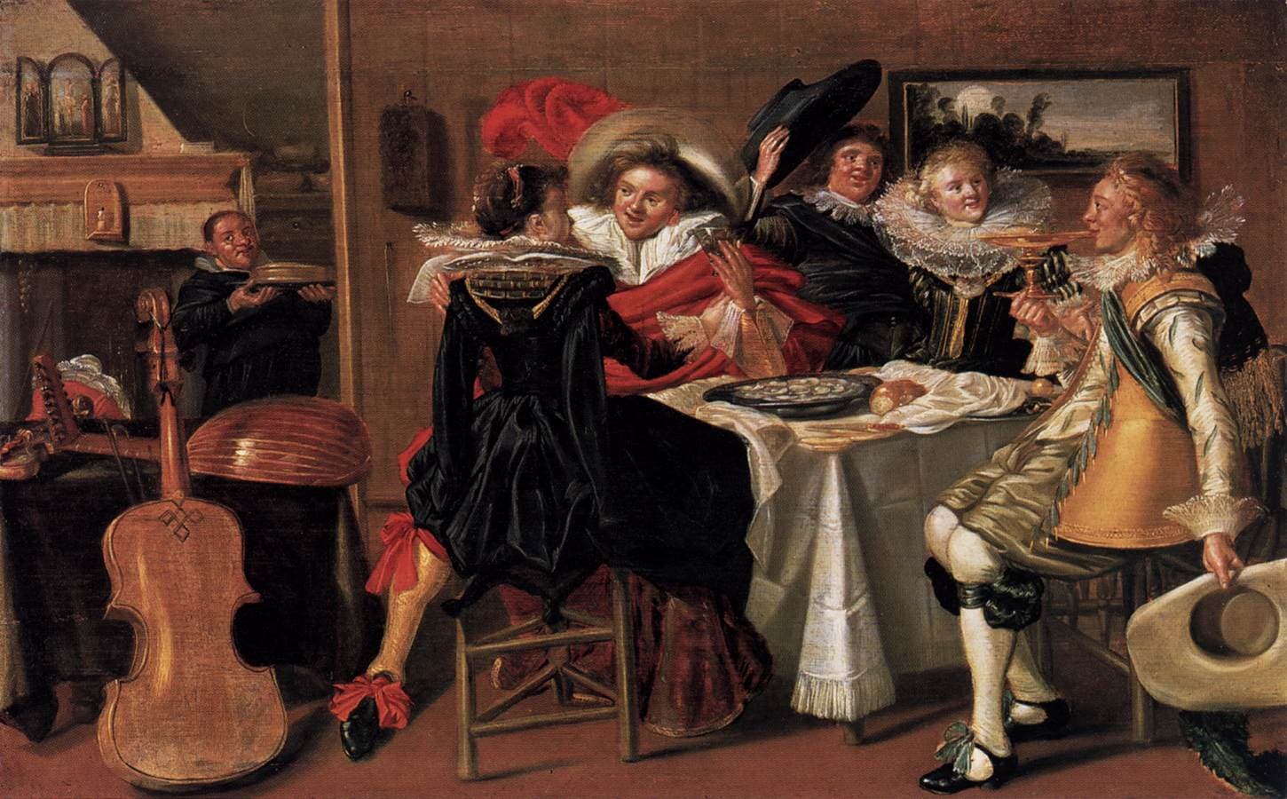 Dirck Hals, Merry Company at Table